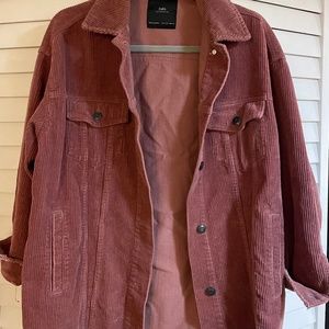Zara Womens Corduroy Shacket